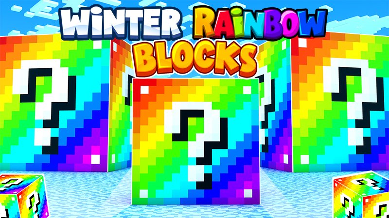 Winter Rainbow Blocks Key Art