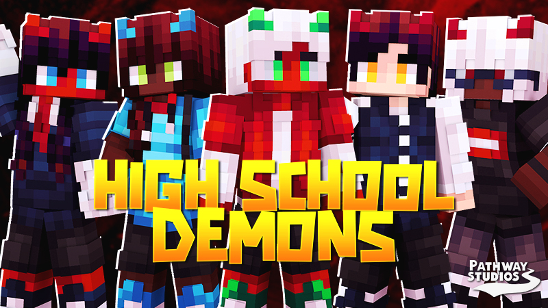 High School Demons by Pathway Studios (Minecraft Skin Pack) - Minecraft ...