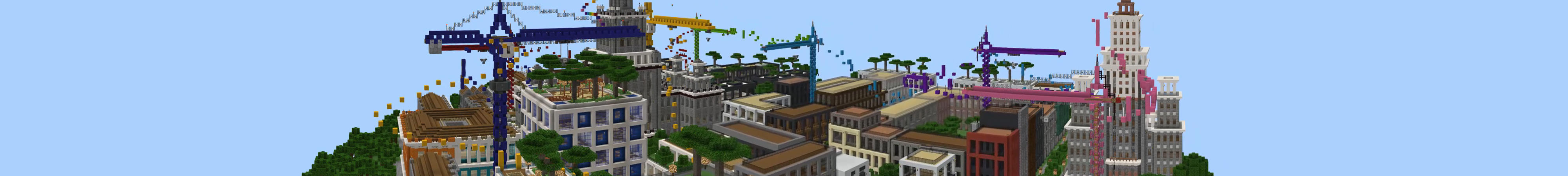 Parkour Crane City Panorama