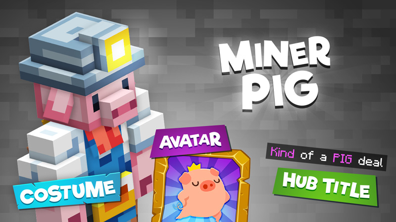 Miner Pig Costume Key Art