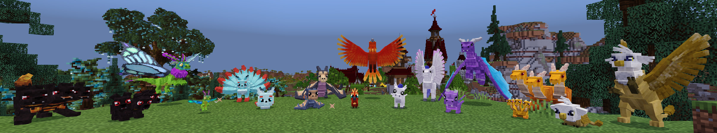 Dragon Pets & Pals Panorama