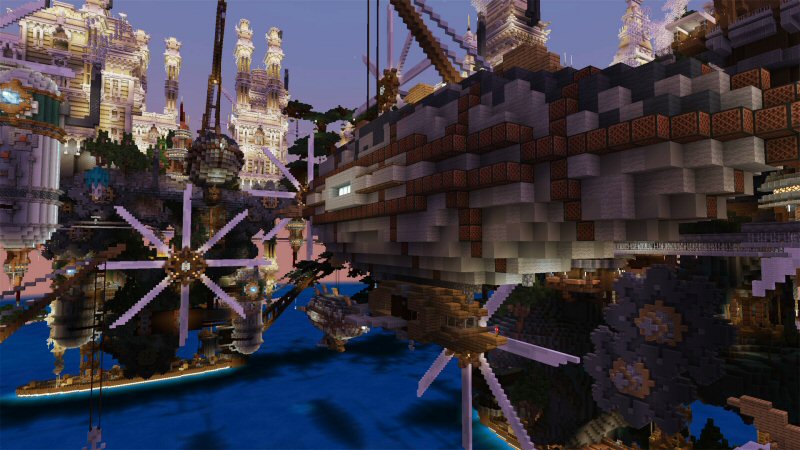 Steampunk City In Minecraft Marketplace Minecraft