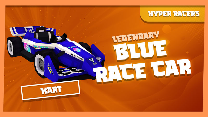 Blue Race Car Key Art