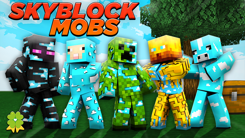 SkyBlock Mobs Key Art