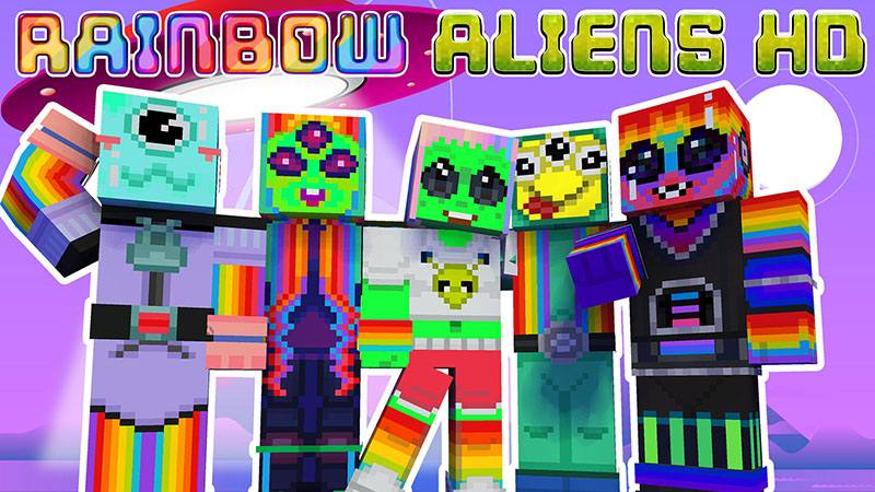 Rainbow Aliens HD Key Art