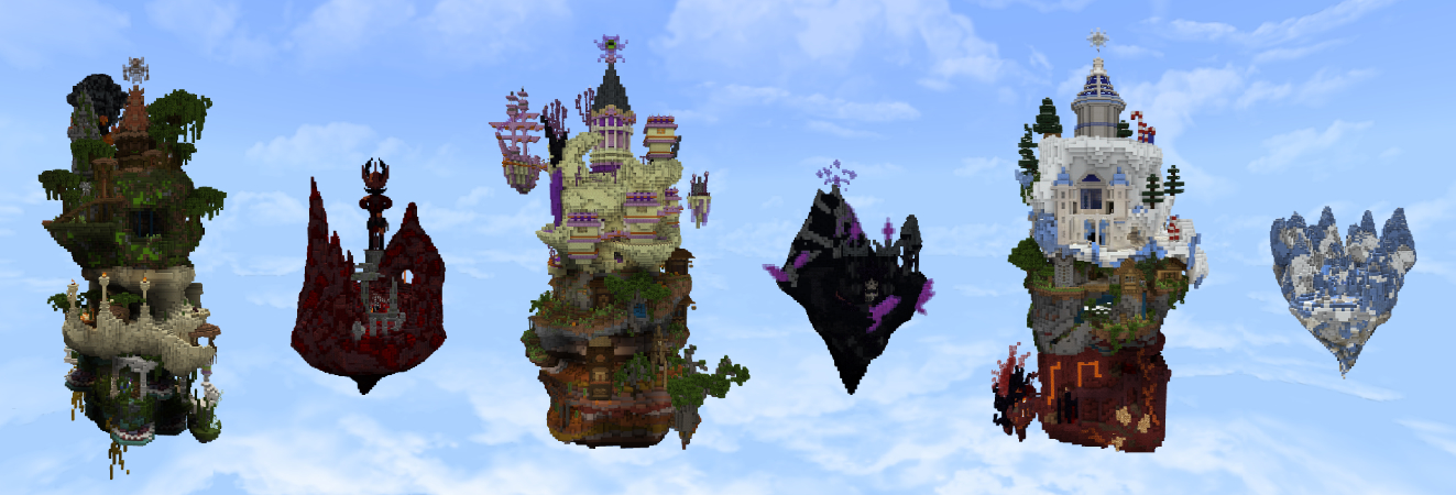 Skyblock Towers Adventure Panorama