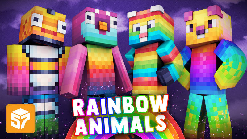 Rainbow Animals Key Art