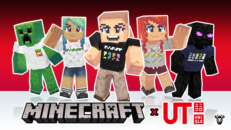 Minecraft x Uniqlo Skin Pack Key Art