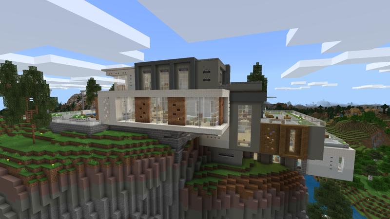 Millionaire Waterfall Mansion by 4KS Studios (Minecraft Marketplace Map ...