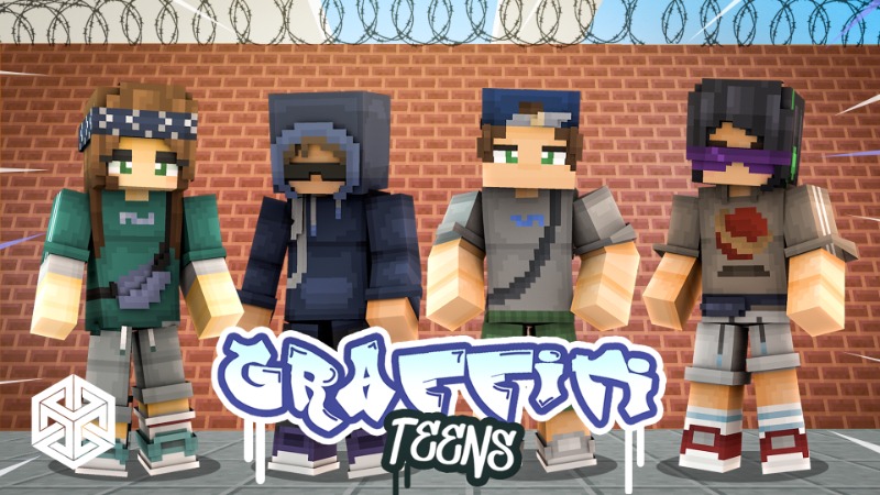 Cool Graffiti Teens by Yeggs (Minecraft Skin Pack) - Minecraft ...