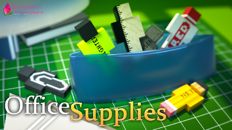 Office Supplies Key Art