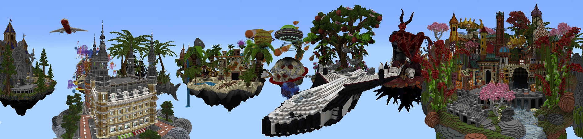 Skyblock Dream World Panorama