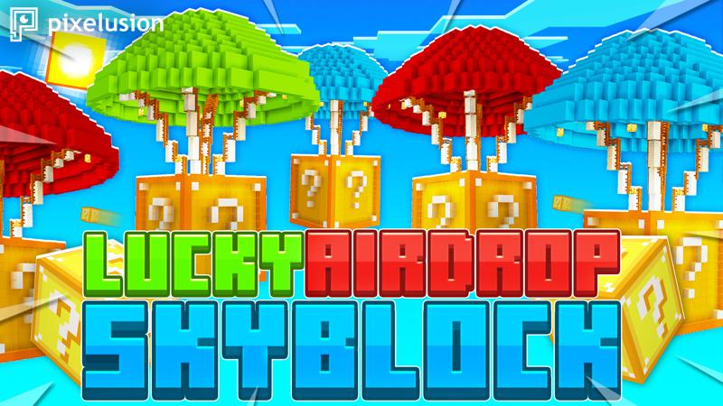 Lucky Airdrop Skyblock Key Art