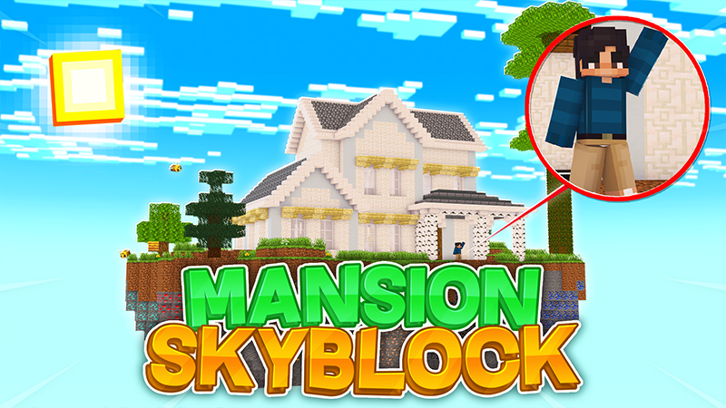 Mansion Skyblock Key Art