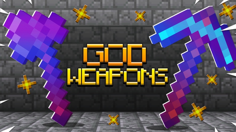 Minecraft GOD WEAPONS MOD  POWERFUL MINECRAFT SWORDS & ARMOR!! 