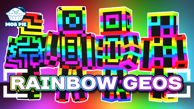 Rainbow Geos Key Art