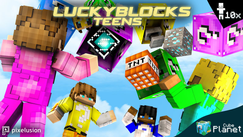 Lucky Blocks Teens Key Art