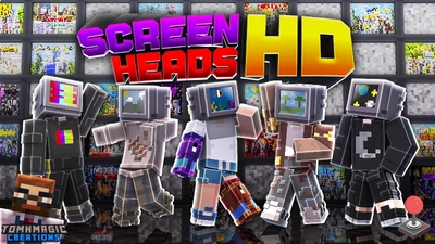 Screen Heads HD on the Minecraft Marketplace by Tomhmagic Creations Screen Heads HD on the Minecraft Marketplace by Tomhmagic Creations
