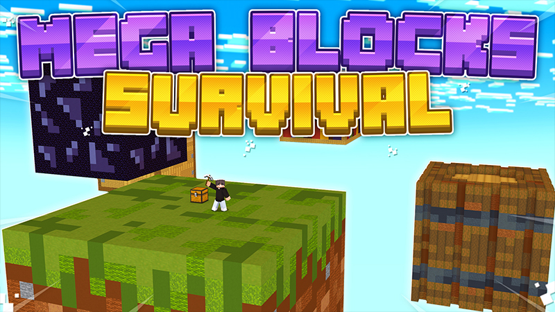 Mega Blocks Survival Key Art