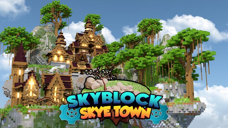 Skyblock Skye Town Key Art