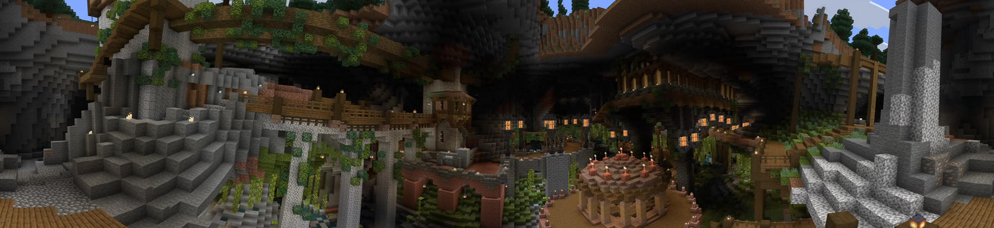 Epic Cave Village Panorama