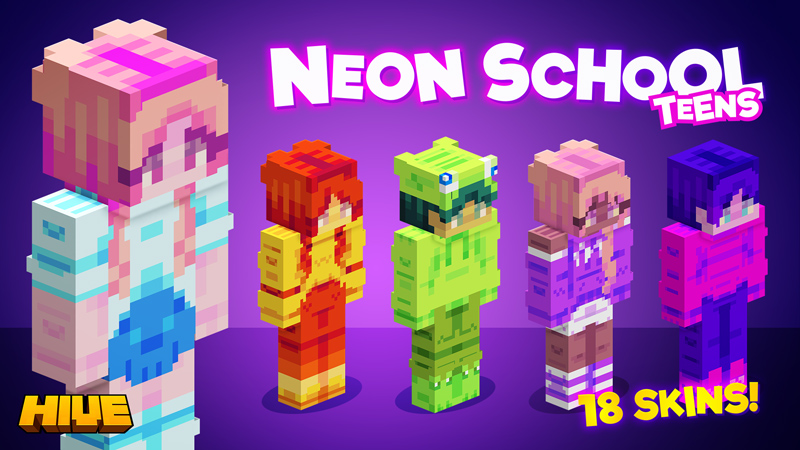 Neon School Teens Key Art