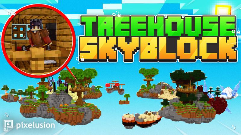 Treehouse Skyblock Key Art