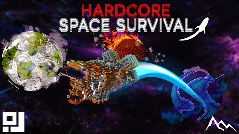 Hardcore Space Survival Key Art