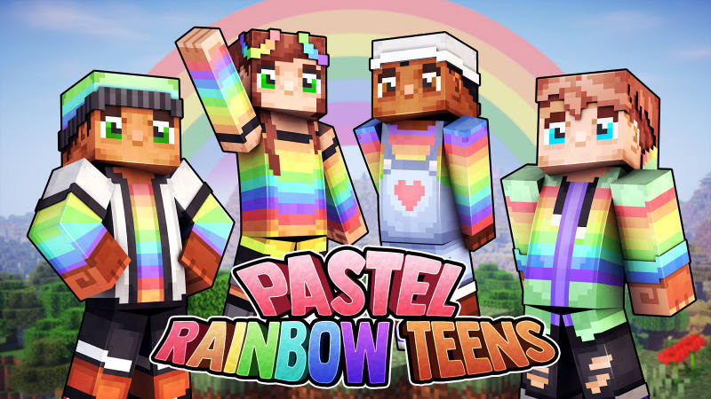 Pastel Rainbow Teens Key Art