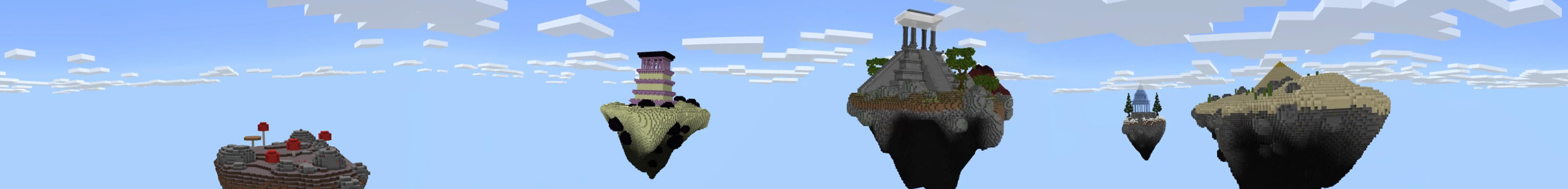 Skyblock Temples Panorama