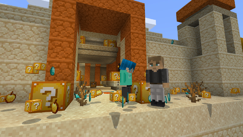 Skyblock Lucky Block In Minecraft Marketplace Minecraft