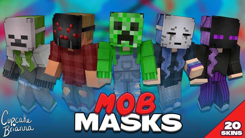 Face mask Minecraft skin is trending