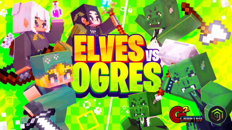 Elves vs Ogres Key Art