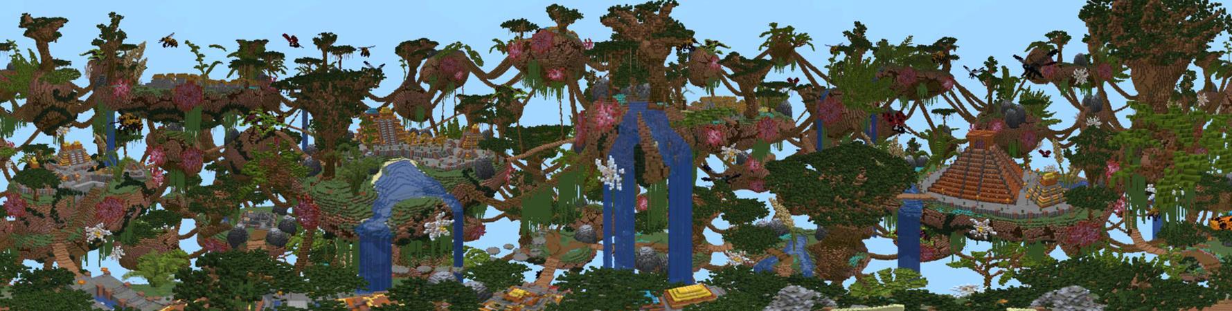 Aztec Skyblock Panorama