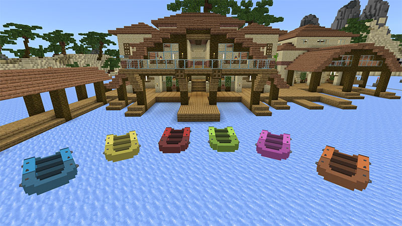 Tropical Boat Race In Minecraft Marketplace Minecraft
