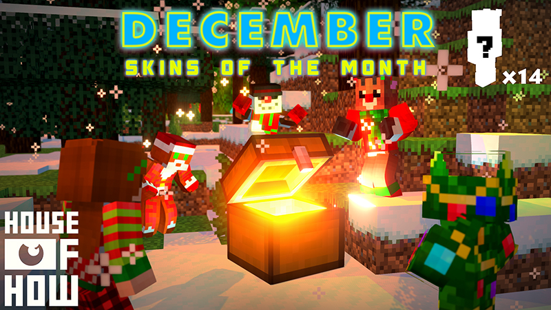 Skins of the Month - December Key Art