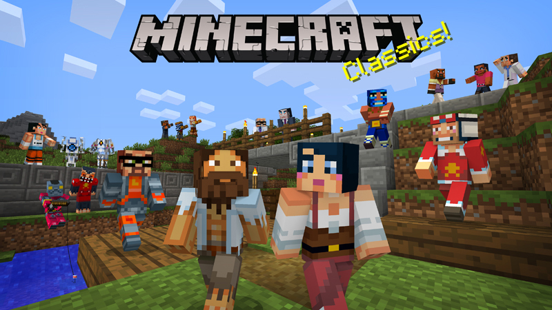 The classic Minecraft Skins