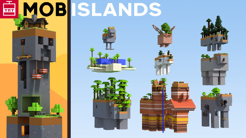 Skyblock Mob Islands In Minecraft Marketplace Minecraft