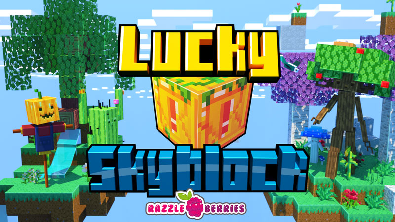 Lucky Skyblock Key Art