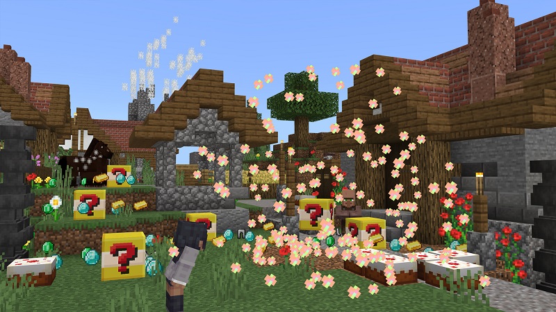 Lucky Block Survival Island In Minecraft Marketplace Minecraft