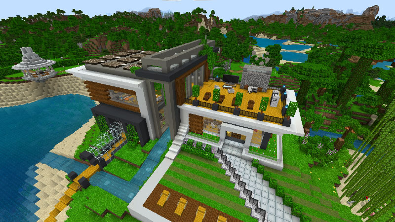 Modern House by VoxelBlocks