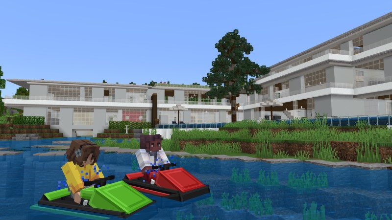 Modern Mansion In Minecraft Marketplace Minecraft