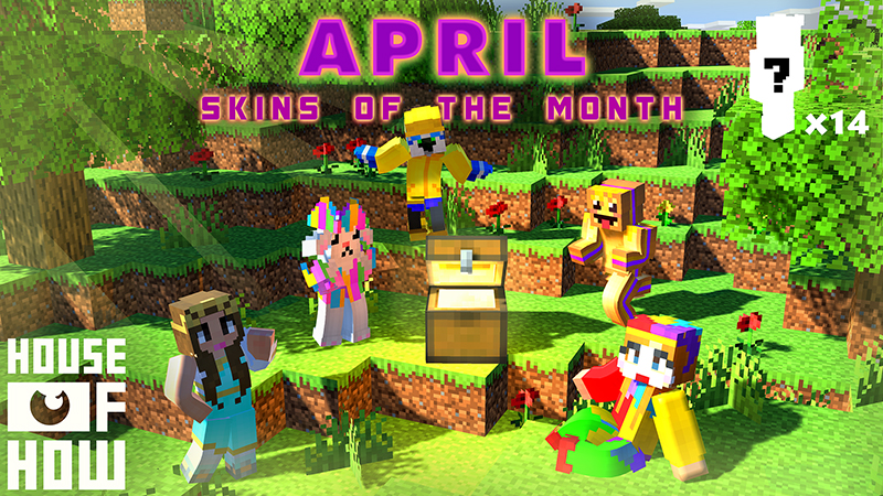 Skins Of The Month April In Minecraft Marketplace Minecraft