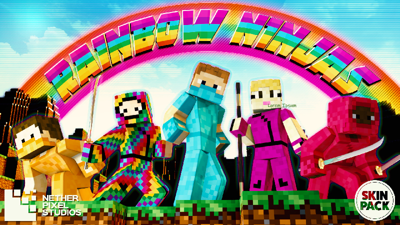 Rainbow Ninjas Key Art