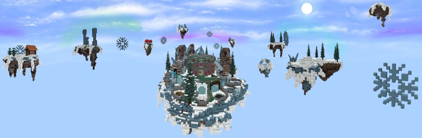 Lucky Block Parkour-WinterRush Panorama