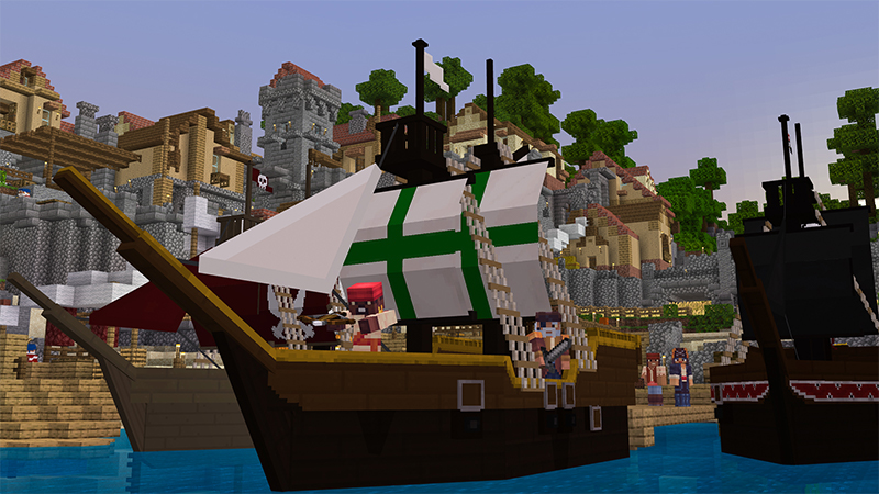 minecraft pirate ship