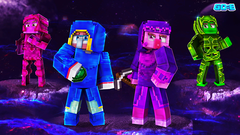 Neon Armor Mobs! Key Art