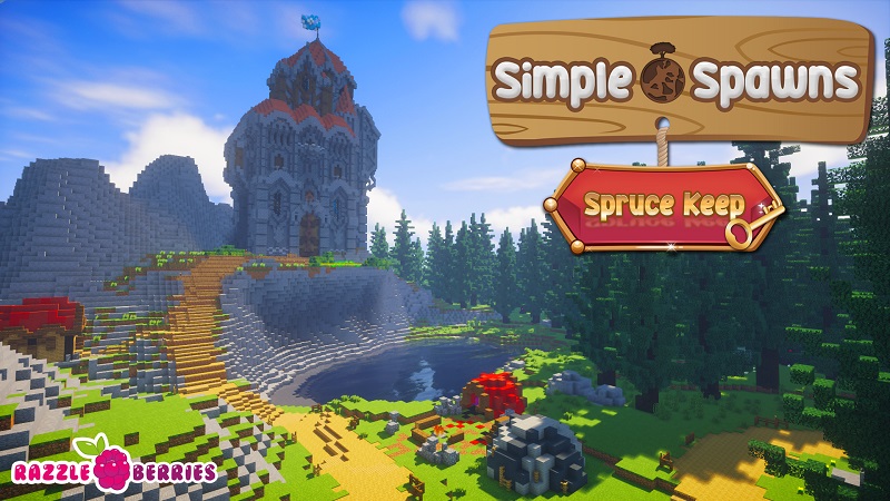 Simple Spawns: Spruce Keep Key Art