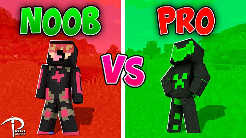 NOOB VS PRO Armor Key Art