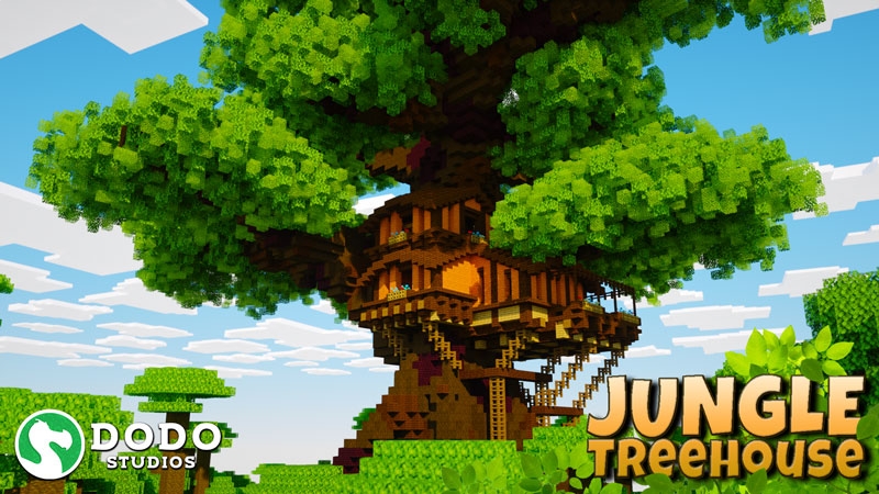 Jungle Treehouse By Dodo Studios Minecraft Marketplace Via Playthismap Com